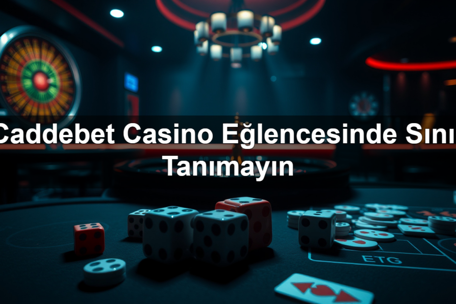 Caddebet Casino Eğlencesinde Sınır Tanımayın 3 caddebet casino e lencesinde s n r tan may n 1782321025431